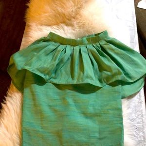 Very cute peplum skirt adorable color